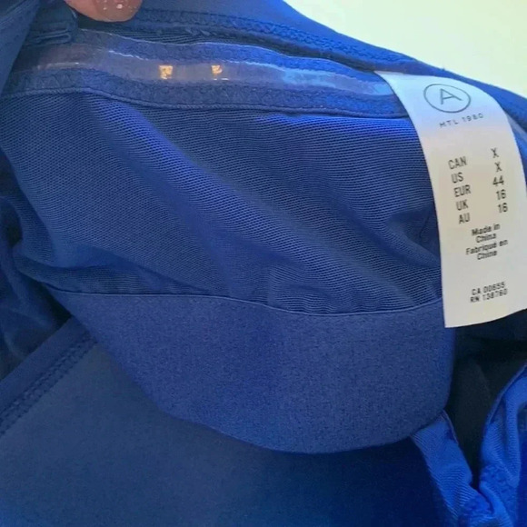 Addition Elle NWT 1 piece bathing suit with adjustable straps, royal  blue - Picture 12 of 13